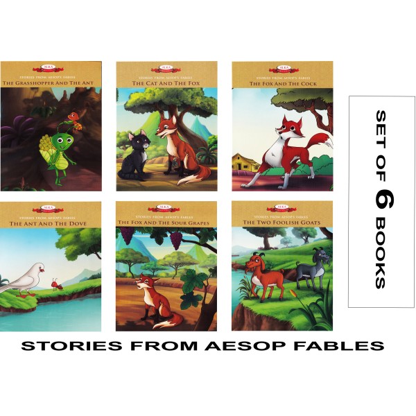 Stories From Aesop Fables - Set Of 6 Books